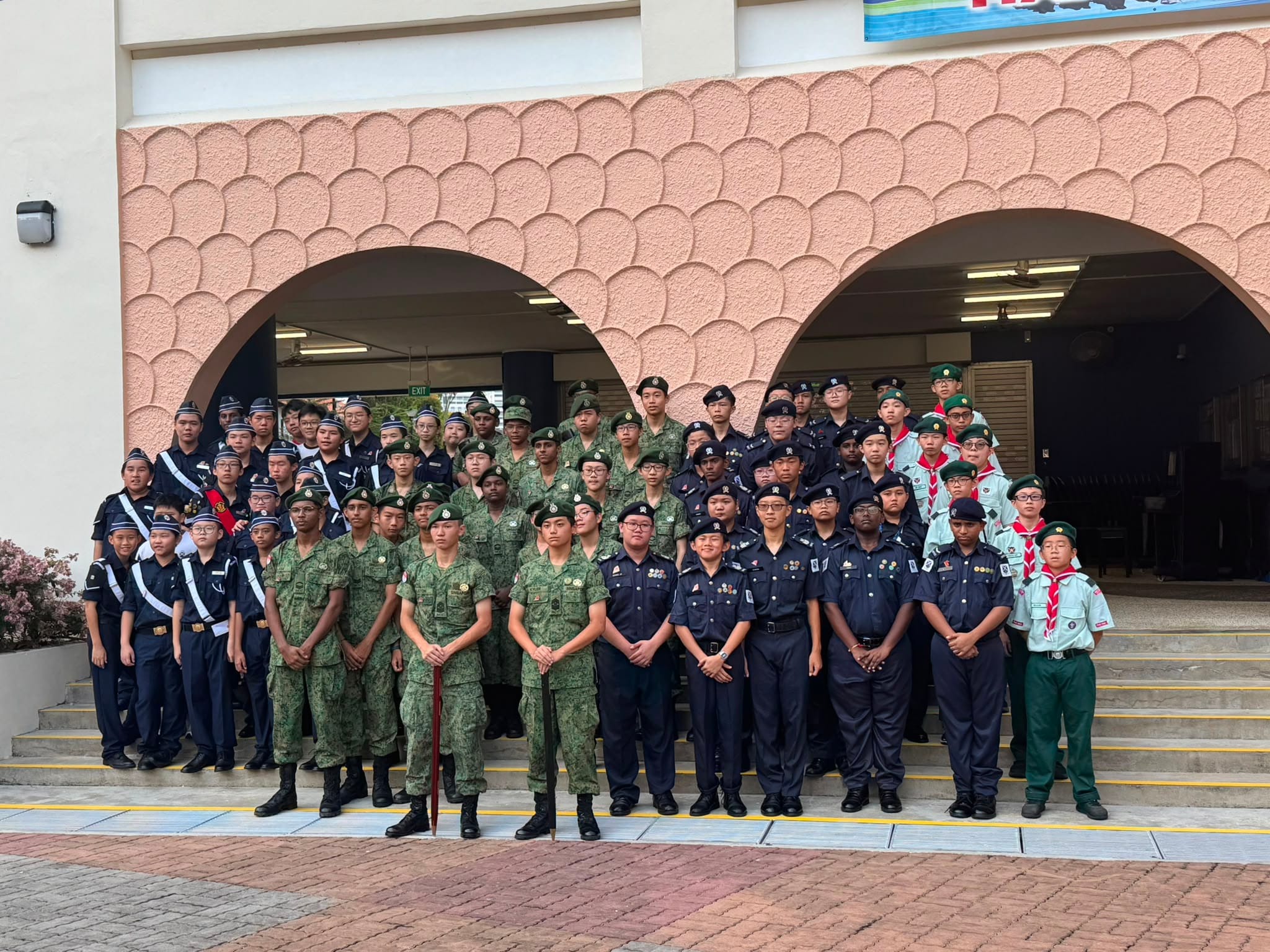 NPCC, NCC and Boys Brigade students